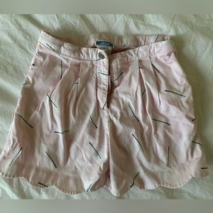 Jacadi Girls Light Pink Scallop Shorts Size 10
